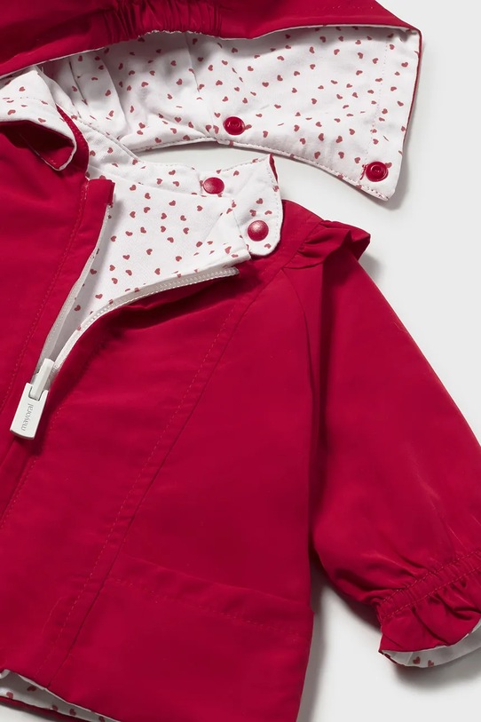 Μπουφάν μωρού Mayoral Newborn κόκκινο 1486.2P.Newborn.PPY2