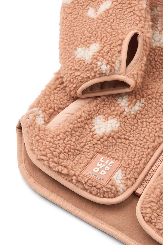 Παιδικό μπουφάν Liewood Nolan Pile Jacket LW19877.G.PPY2 ροζ