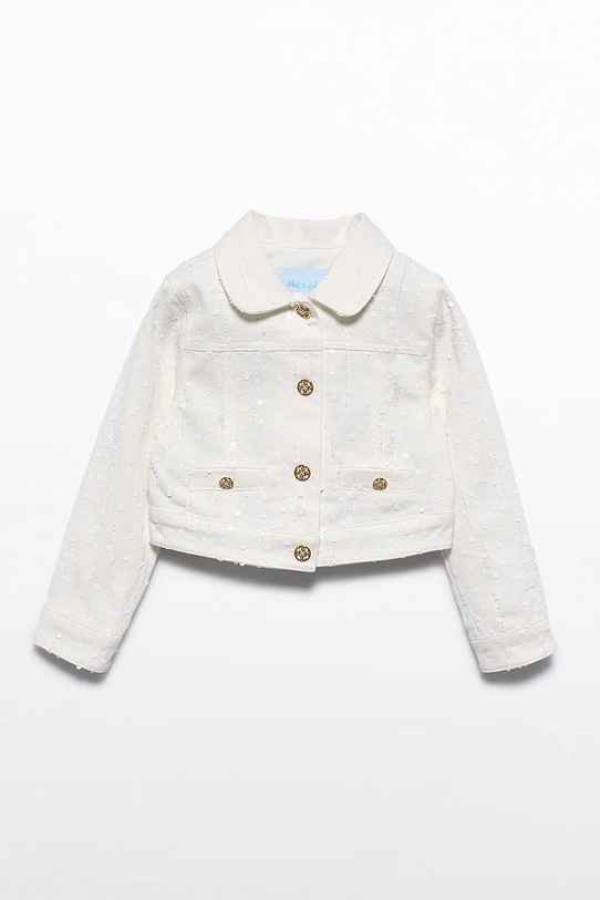 Dječja jakna Abel&Lula 5395.1.Mini.PPY2 bijela SS26