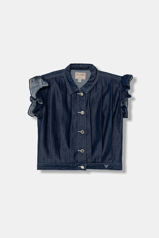 Guess koszula jeansowa dziecięca casual granatowy J6GN00.D8280.PPY2.M