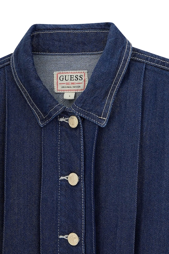 Guess koszula jeansowa dziecięca granatowy J6GN00.D8280.PPY2.M