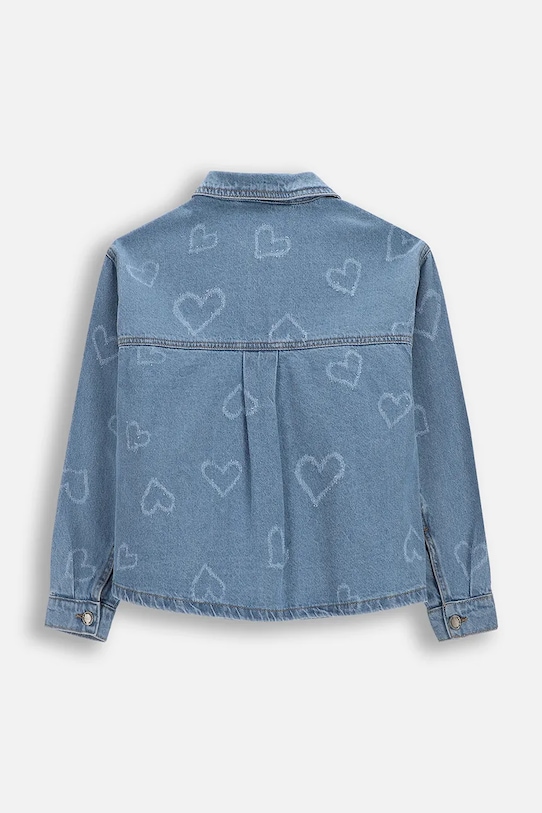 Dziewczynka Coccodrillo kurtka dziecięca jeansowa WC6152301CJG niebieski