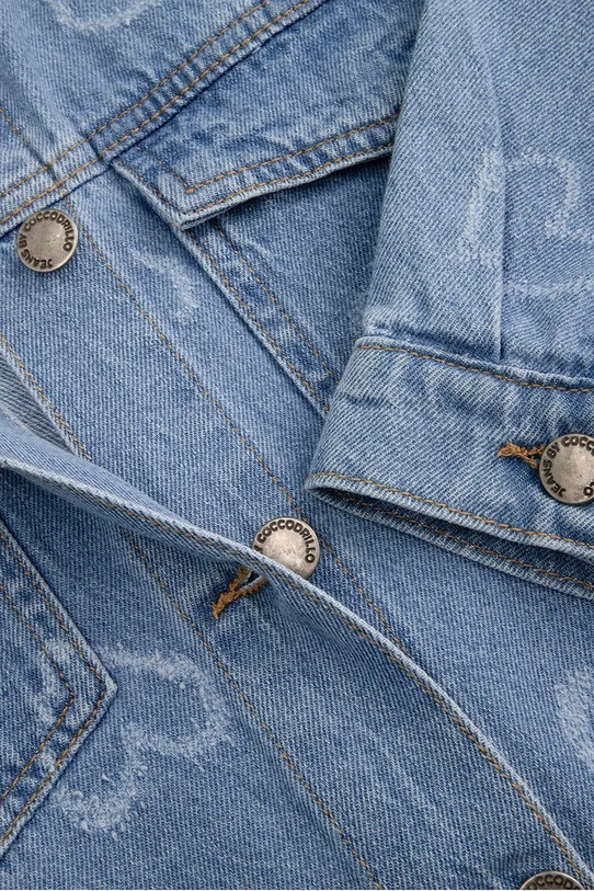Coccodrillo kurtka dziecięca jeansowa niebieski WC6152301CJG