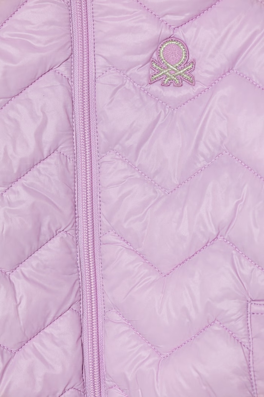 Deklice United Colors of Benetton jakna otroška 21INGN02Z.P.Stagionale vijolična