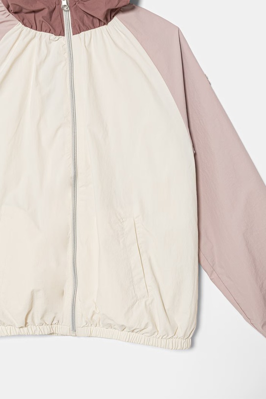 Dziewczynka United Colors of Benetton kurtka dziecięca 2IGGCN077.G.Stagionale beżowy