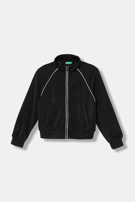 United Colors of Benetton bluza rozpinana dziecięca czarny 3M9KC5062.G.Stagionale