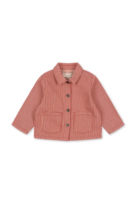 Konges Sløjd kurtka bawełniana dziecięca LUC SHIRT JACKET GOTS KS104352.PreSpring pomarańczowy SS26