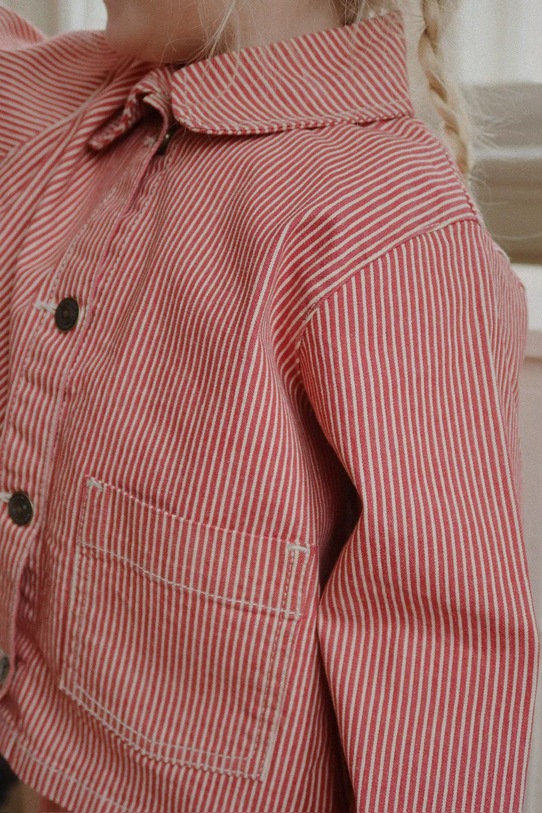 Konges Sløjd kurtka bawełniana dziecięca LUC SHIRT JACKET GOTS KS104352.PreSpring