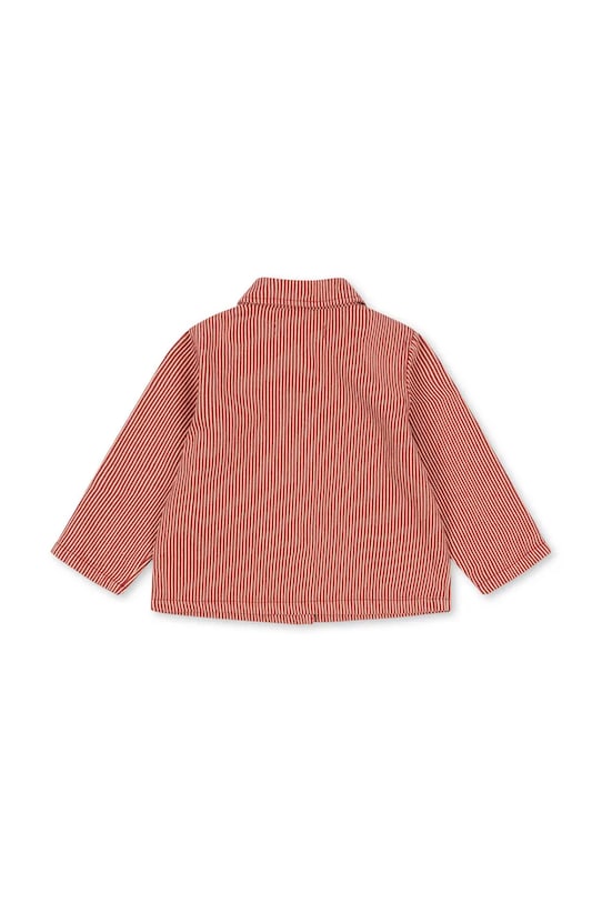 Băieți Konges Sløjd geacă de bumbac pentru copii LUC SHIRT JACKET GOTS KS104352.PreSpring portocaliu
