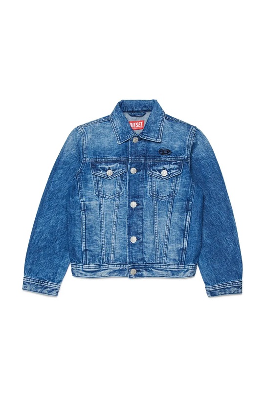 Diesel kurtka dziecięca jeansowa JNHILL JACKET niebieski 00J4QC.KXBSV
