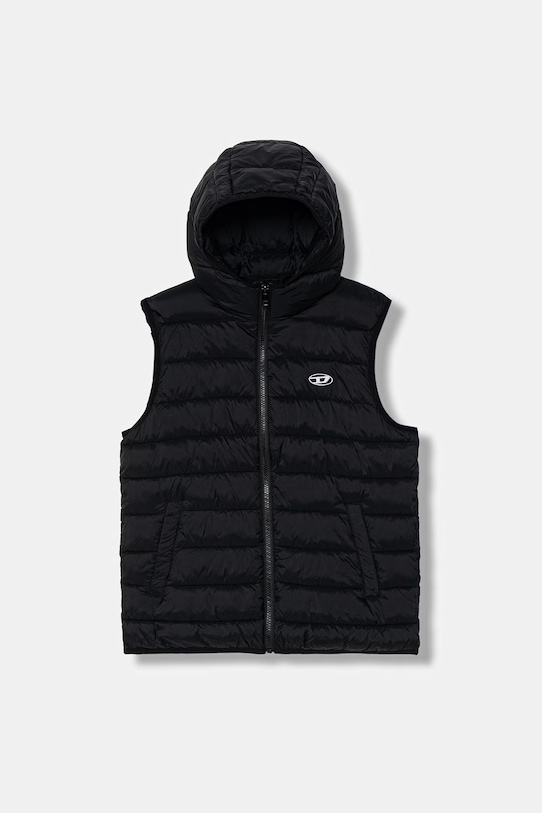 Детски елек Diesel JTEMPLY JACKET лека изолация черен J02696.KXBT0