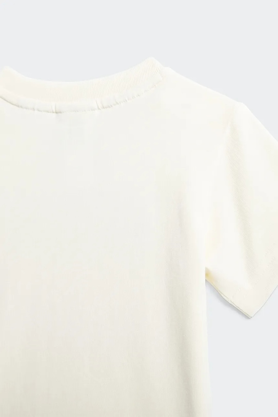 Παιδικό βαμβακερό σετ adidas Originals μπεζ KD5823