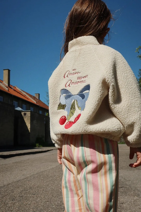 Konges Sløjd kurtka dziecięca JAZZ TEDDY JACKET GRS KS104861.PPY2