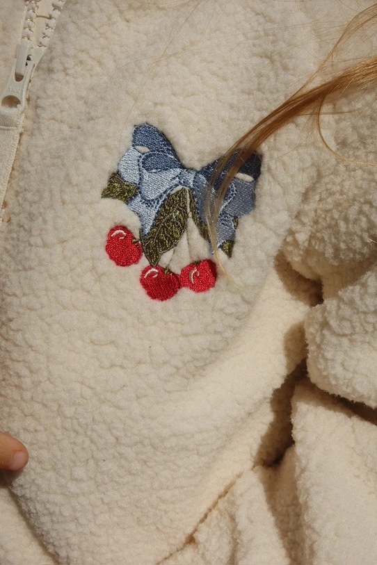 Konges Sløjd kurtka dziecięca JAZZ TEDDY JACKET GRS KS104861.PPY2