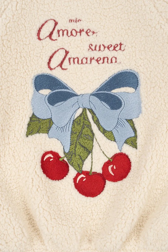 Konges Sløjd kurtka dziecięca JAZZ TEDDY JACKET GRS beżowy KS104861.PPY2