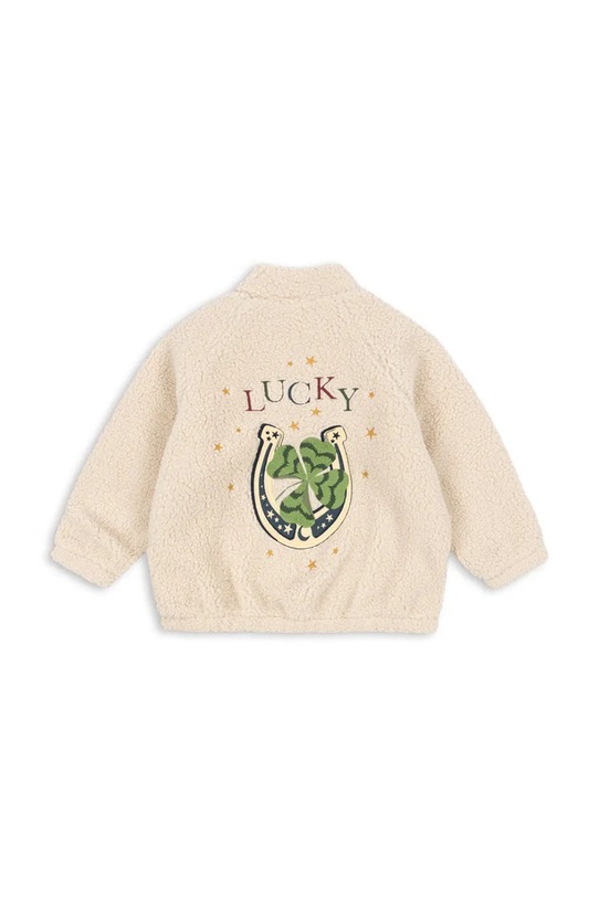 Chłopiec Konges Sløjd kurtka dziecięca JAZZ TEDDY JACKET GRS KS104861.PPY2 beżowy