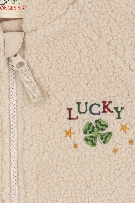 Konges Sløjd kurtka dziecięca JAZZ TEDDY JACKET GRS KS104861.PPY2 beżowy