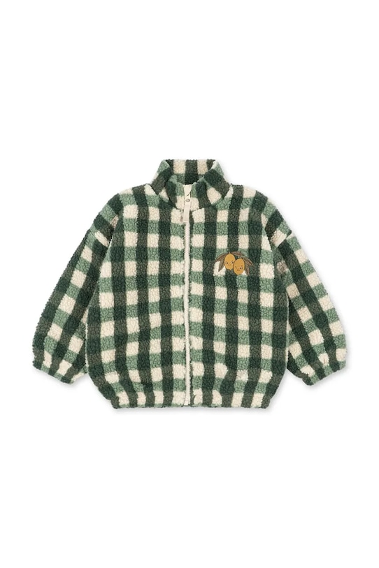 Konges Sløjd kurtka dziecięca JODY TEDDY JACKET GRS nieocieplane zielony KS104868.PPY2