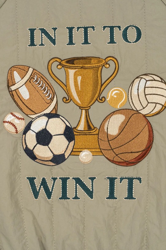 Konges Sløjd kurtka bomber dziecięca JUNO BOMBER JACKET zielony KS104877.PPY2