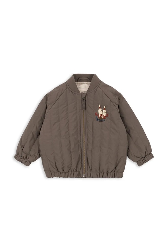 Konges Sløjd kurtka bomber dziecięca JUNO BOMBER JACKET KS104877.PPY2 brązowy SS26