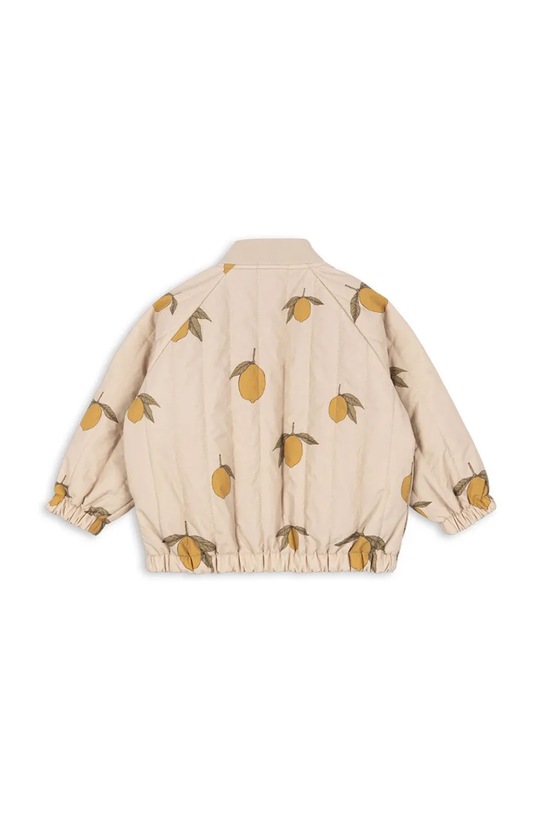 Chłopiec Konges Sløjd kurtka bomber dziecięca JUNO PRINTED BOMBER JACKET KS104883.PPY2 beżowy