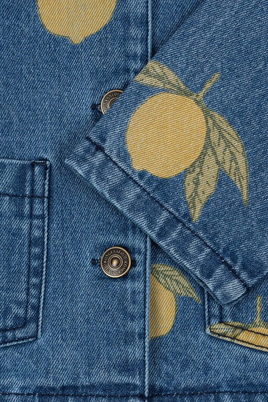 Konges Sløjd kurtka jeansowa dziecięca MAGOT JACKET GOTS granatowy KS104971.PPY2