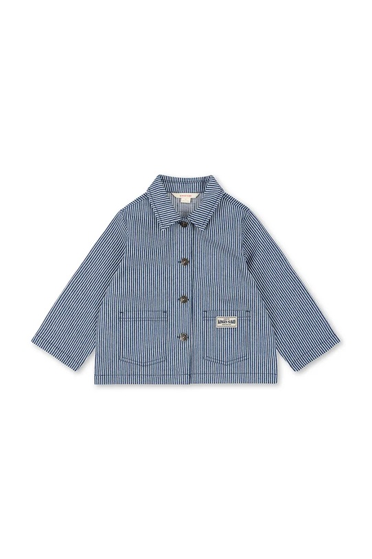 Konges Sløjd kurtka dziecięca LUC SHIRT JACKET GOTS KS104958.PPY2 niebieski SS26