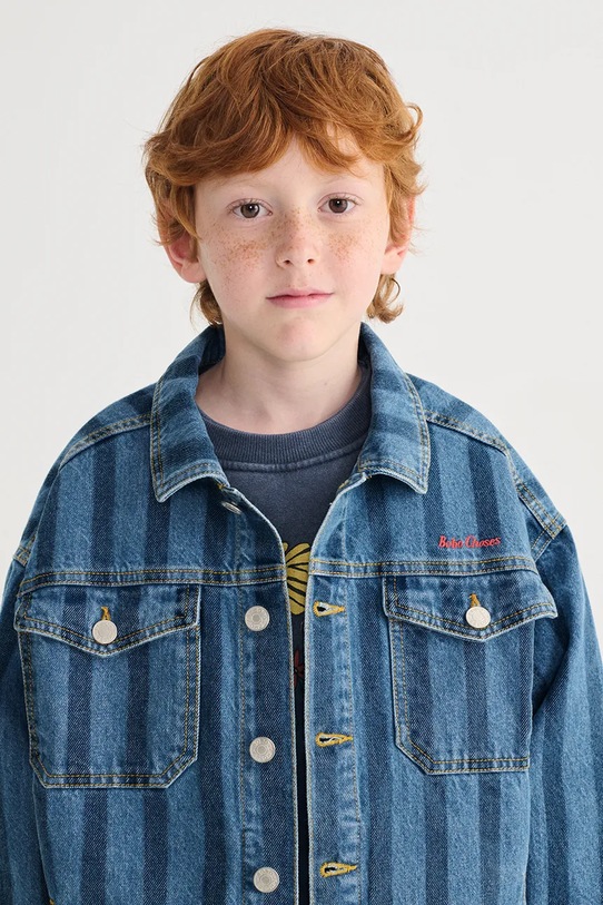 Bobo Choses kurtka jeansowa dziecięca 126AC122