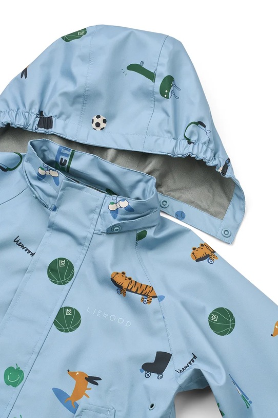 Liewood kurtka i spodnie dziecięce Pedia Rainwear Set niebieski LW19909.PPY2