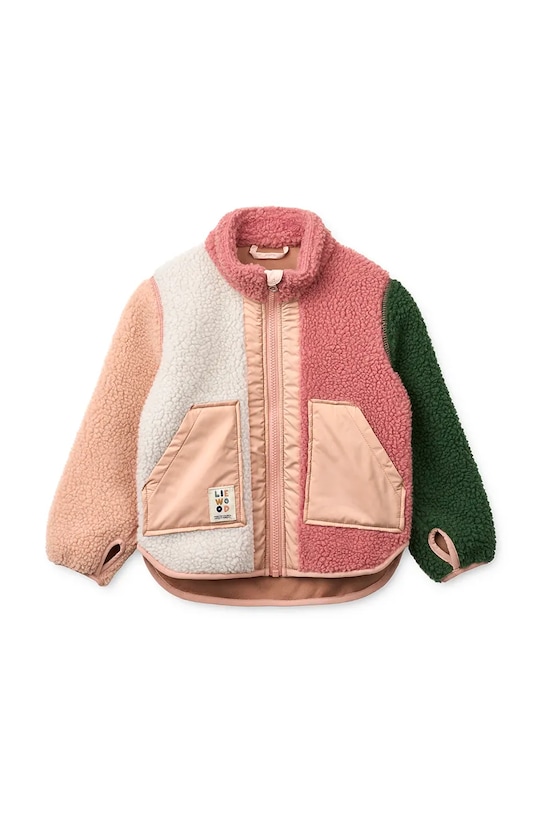 Παιδικό μπουφάν Liewood Noam Pile Jacket LW20017.PPY2 ροζ SS26