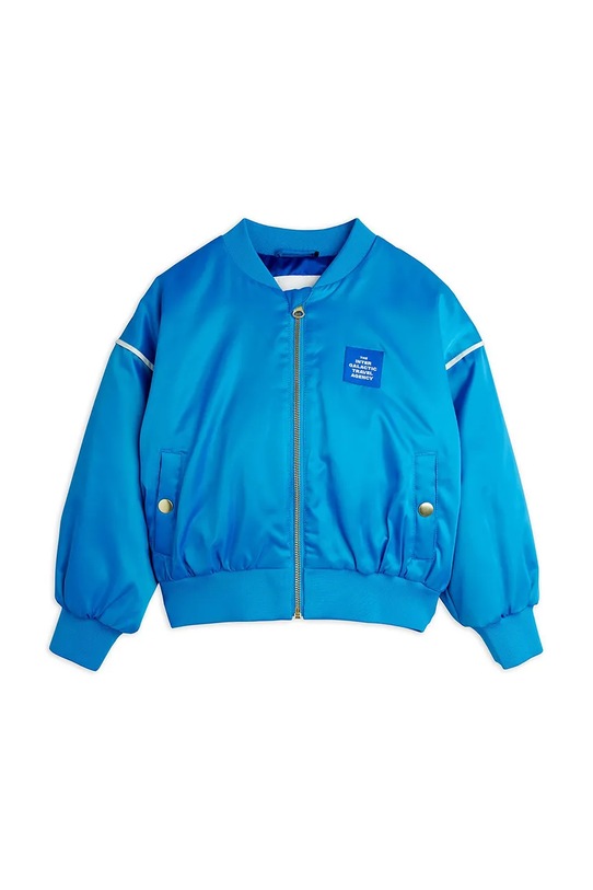 Mini Rodini kurtka dziecięca Travel agency 26210101 niebieski SS26