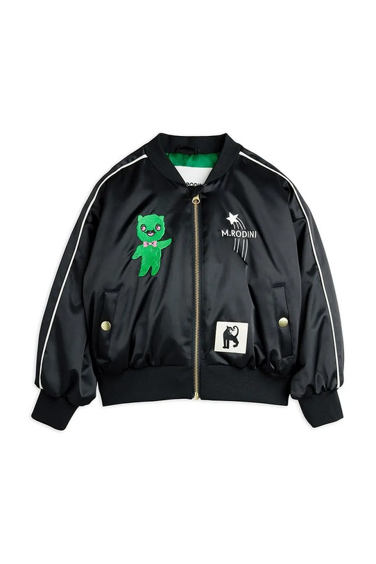 Chłopiec Mini Rodini kurtka bomber dziecięca United aliens 26210104 czarny