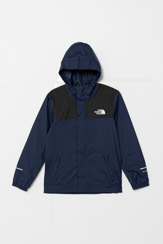 The North Face kurtka sportowa dziecięca B ANTORA RAIN JACKET granatowy NF0A8A488K21