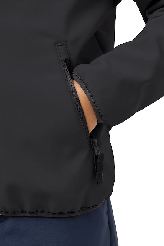 Jack Wolfskin geacă softshell pentru copii FOURWINDS JACKET KIDS negru A61854.104.152