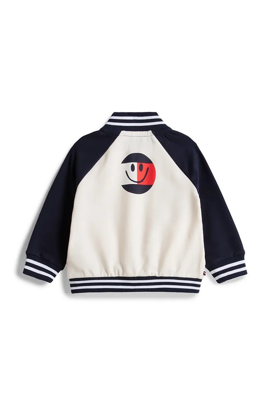 Tommy Hilfiger kurtka varsity niemowlęca z bawełną KN0KN02393.PPY2 granatowy SS26
