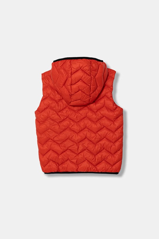 United Colors of Benetton bezrękawnik z kapturem dziecięcy 2TWDCJ00R.G.Stagionale pomarańczowy SS26