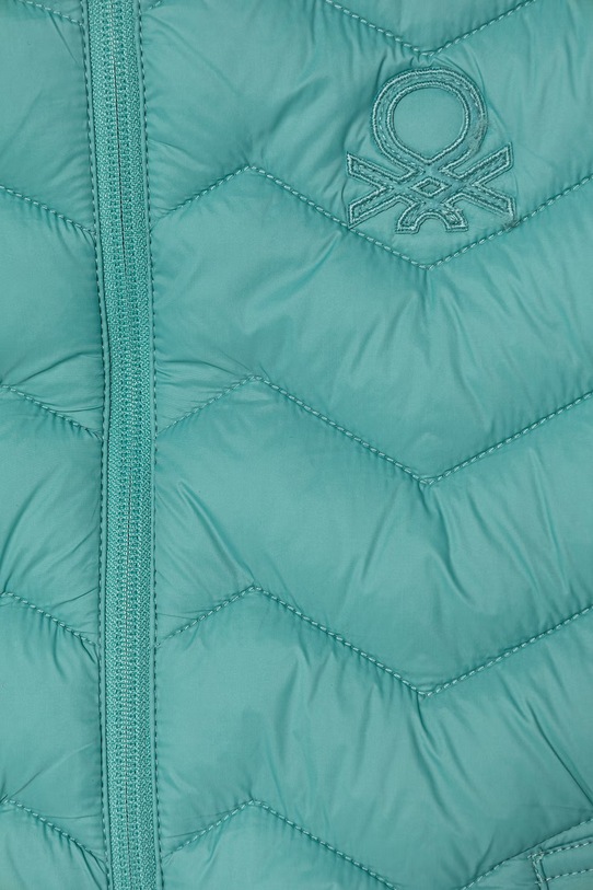 Chłopiec United Colors of Benetton bezrękawnik z kapturem dziecięcy 2TWDCJ00R.G.Stagionale turkusowy