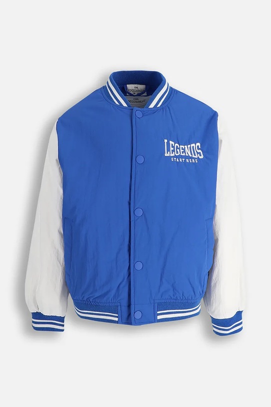 Coccodrillo giacca corta per bambini WC6152705OBK blu SS26