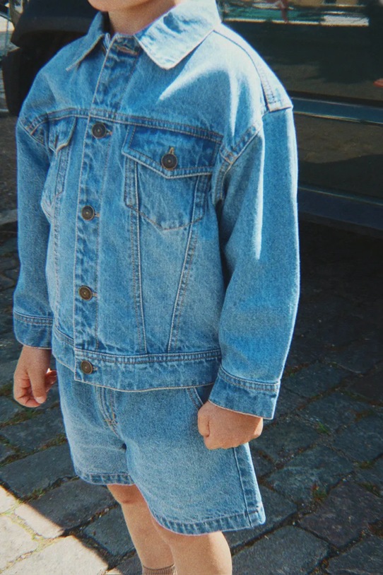 Konges Sløjd jachetă de copii din denim MAGOT DENIM JACKET GOTS KS105461.PPY2