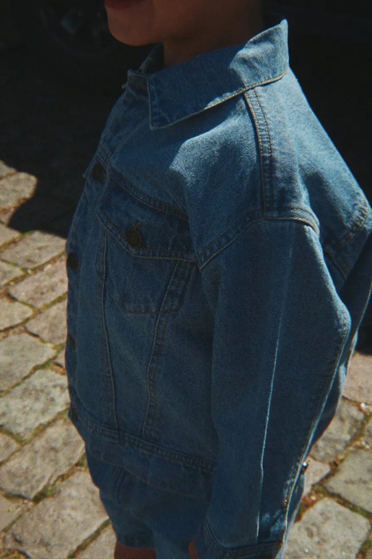 Konges Sløjd jachetă de copii din denim MAGOT DENIM JACKET GOTS KS105461.PPY2