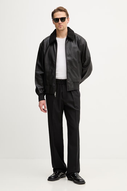 Calvin Klein Jeans kurtka LV04RE403G czarny SS26