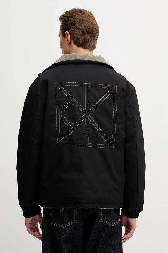 Calvin Klein Jeans kurtka puchowa dwustronna zielony LV04RE500G