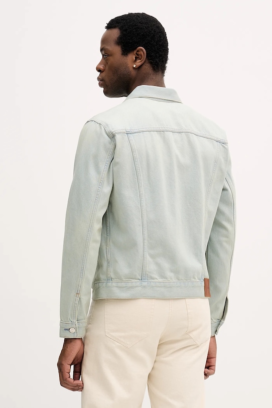 Odzież Calvin Klein Jeans kurtka jeansowa LV04RE764G niebieski