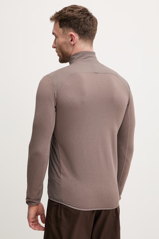 Odzież Salomon kurtka treningowa ESSENTIAL LIGHTWARM LC2644900 brązowy