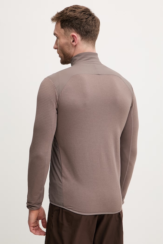 Oblečenie Tréningová bunda Salomon ESSENTIAL LIGHTWARM LC2644900 hnedá