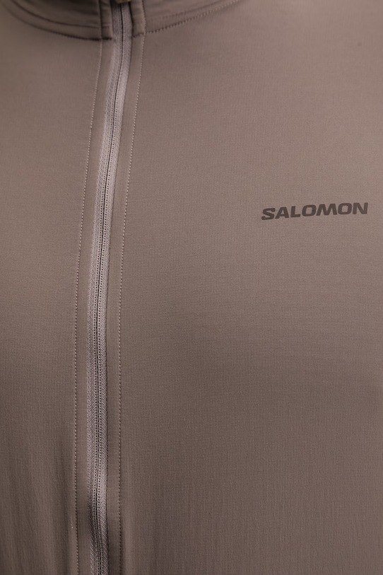 Salomon kurtka treningowa ESSENTIAL LIGHTWARM LC2644900 brązowy