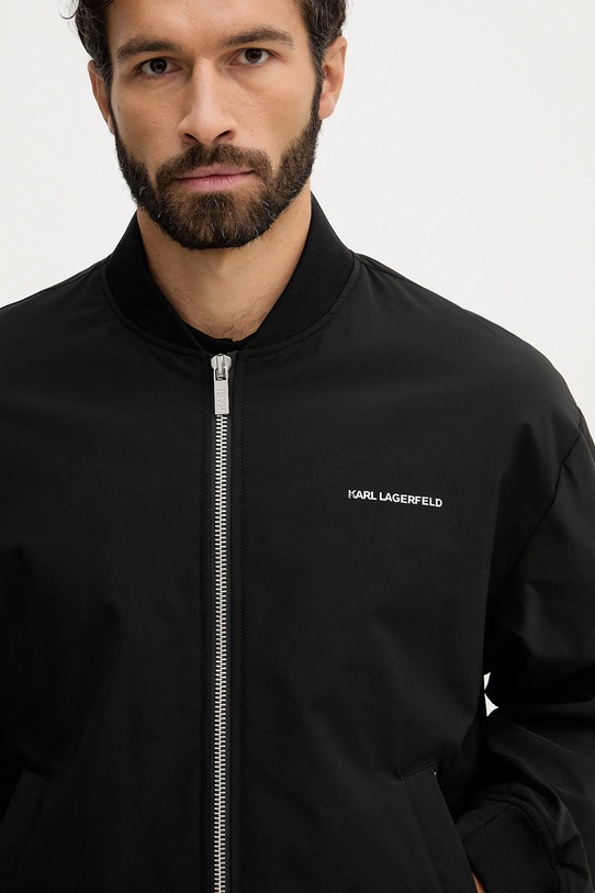 Karl Lagerfeld kurtka bomber czarny 561533.505005