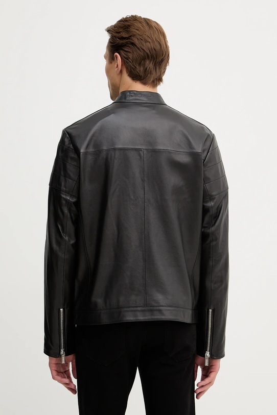 Odzież Karl Lagerfeld kurtka skórzana 561421.555022 czarny