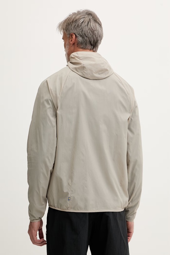 Odzież Fjallraven kurtka przeciwdeszczowa męska Keb Lätt F12500191 zielony