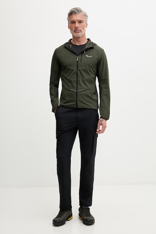 Salewa kurtka sportowa męska PEDROC WIND 00.0000029284 zielony SS26